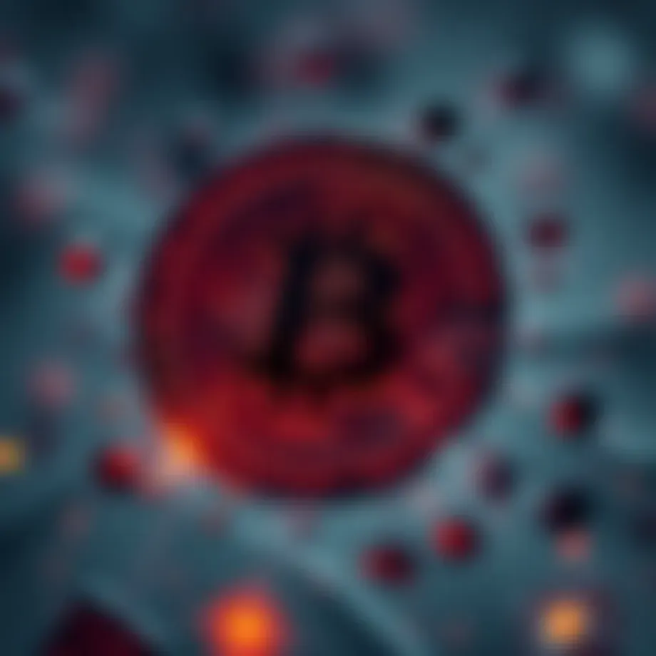 Abstract representation of blockchain technology