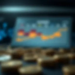Conceptual representation of a cryptocurrency calendar