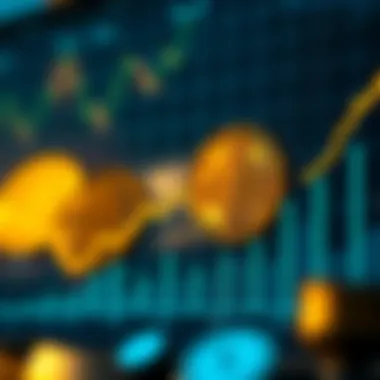 Fluctuations in Cryptocurrency Values Graph depicting the fluctuation of cryptocurrency values