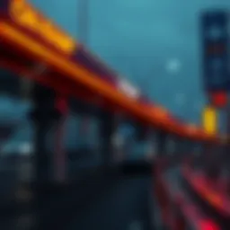 Conceptual representation of on-ramp in cryptocurrency