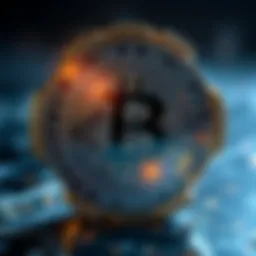 Conceptual illustration of digital currency innovation